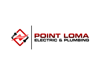 Point Loma Electric and Plumbing logo design by ubai popi