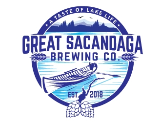 Great Sacandaga Brewing Company logo design by logopond