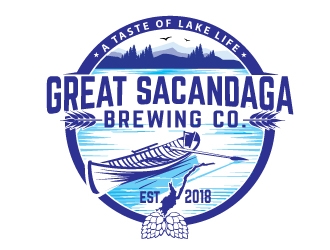 Great Sacandaga Brewing Company logo design by logopond