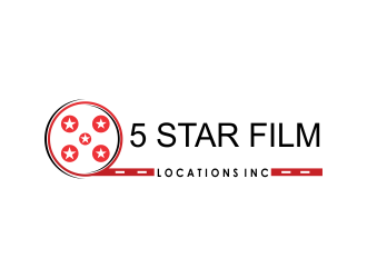 5 Star Film Locations Inc logo design by giphone