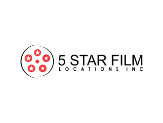 5 Star Film Locations Inc logo design by giphone