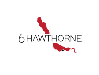 6 Hawthorne logo design by Rachel
