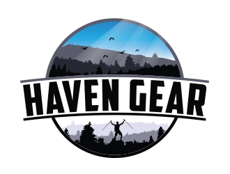 Haven Gear logo design by Eliben