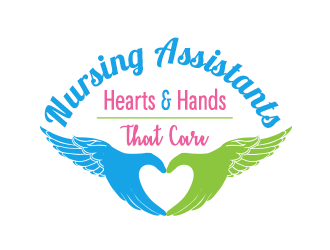 Nursing Assistants: Hearts & Hands That Care logo design by Sarathi99
