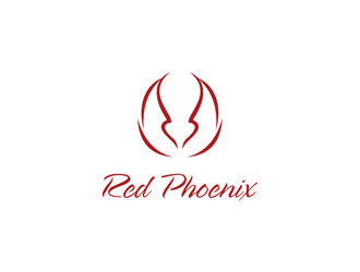 Red Phoenix logo design by logolady