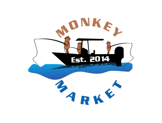 Monkey Market logo design by giphone