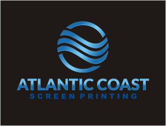 Atlantic Coast Screen Printing logo design by bunda_shaquilla