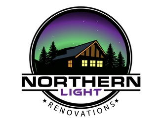 Northern Light Renovations logo design by DreamLogoDesign