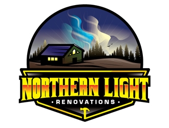Northern Light Renovations logo design by logoguy