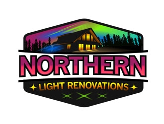 Northern Light Renovations logo design by DreamLogoDesign
