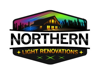 Northern Light Renovations logo design by DreamLogoDesign