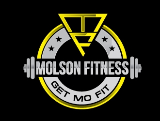 Molson Fitness Get MO Fit logo design by Upoops