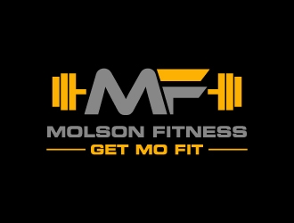 Molson Fitness Get MO Fit logo design by labo