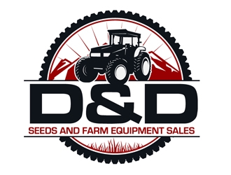 D&D Seeds and Farm Equipment Sales logo design by DreamLogoDesign
