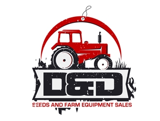 D&D Seeds and Farm Equipment Sales logo design by DreamLogoDesign