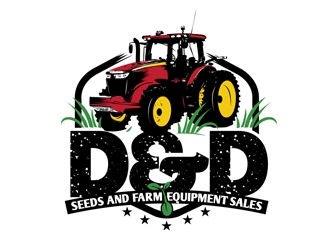 D&D Seeds and Farm Equipment Sales logo design by DreamLogoDesign