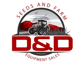 D&D Seeds and Farm Equipment Sales logo design by DreamLogoDesign