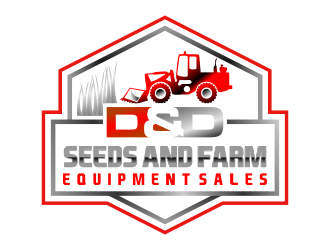 D&D Seeds and Farm Equipment Sales logo design by done