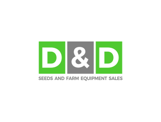 D&D Seeds and Farm Equipment Sales logo design by Akli