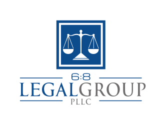 6:8 Legal Group, PLLC logo design by thegoldensmaug