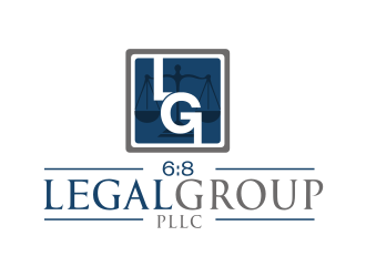 6:8 Legal Group, PLLC logo design by thegoldensmaug