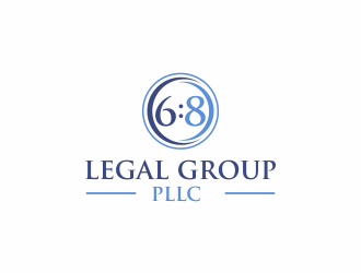6:8 Legal Group, PLLC logo design by huma