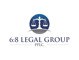 6:8 Legal Group, PLLC logo design by Royan