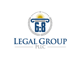 6:8 Legal Group, PLLC logo design by rahppin