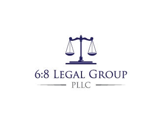6:8 Legal Group, PLLC logo design by zakdesign700