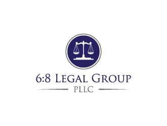 6:8 Legal Group, PLLC logo design by zakdesign700