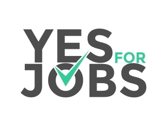 YES FOR JOBS logo design by onetm