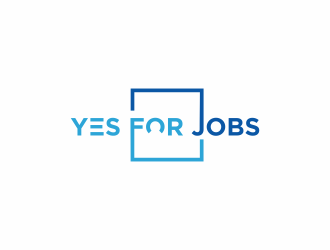 YES FOR JOBS logo design by haidar