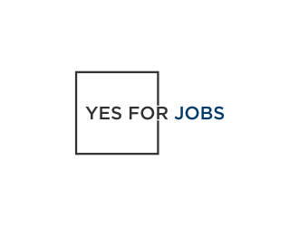 YES FOR JOBS logo design by ammad