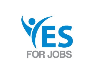 YES FOR JOBS logo design by bezalel
