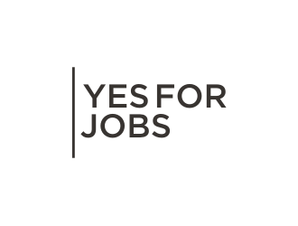 YES FOR JOBS logo design by BintangDesign