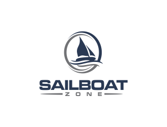 Sailboat Zone logo design by oke2angconcept