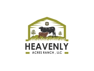 Heavenly Acres Ranch, LLC logo design by CreativeKiller
