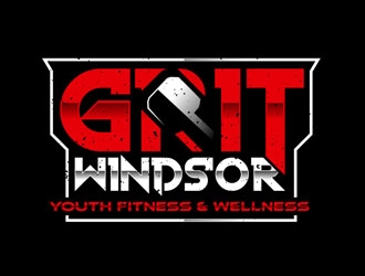 GRIT Windsor Youth Fitness & Wellness or just GRIT Windsor logo design by DreamLogoDesign