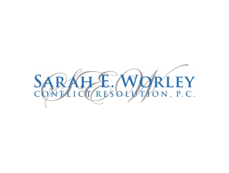 Sarah E. Worley Conflict Resolution, P.C. logo design by asyqh