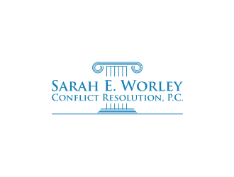 Sarah E. Worley Conflict Resolution, P.C. logo design by mbamboex