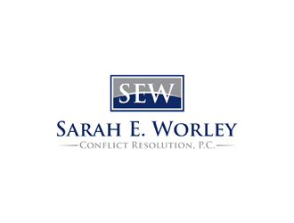 Sarah E. Worley Conflict Resolution, P.C. logo design by alby