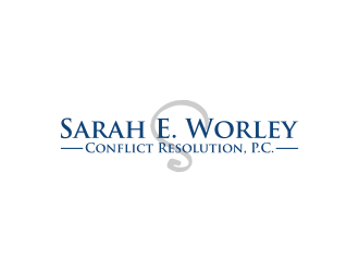 Sarah E. Worley Conflict Resolution, P.C. logo design by RIANW