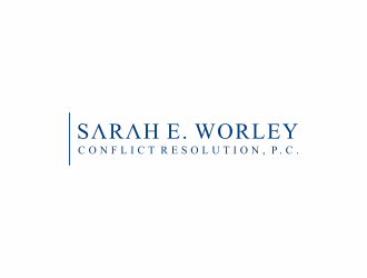 Sarah E. Worley Conflict Resolution, P.C. logo design by ammad