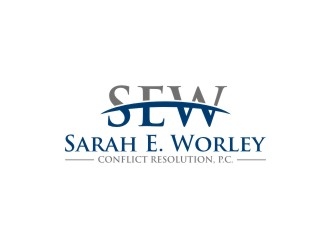 Sarah E. Worley Conflict Resolution, P.C. logo design by agil
