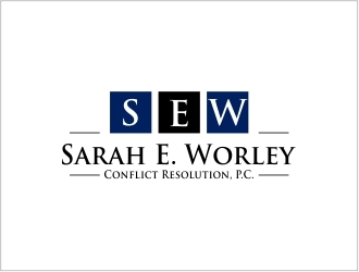 Sarah E. Worley Conflict Resolution, P.C. logo design by MREZ