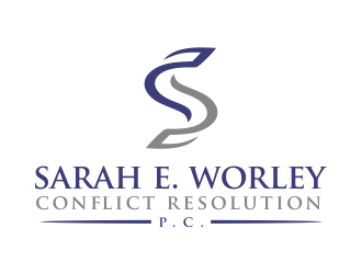 Sarah E. Worley Conflict Resolution, P.C. logo design by oke2angconcept