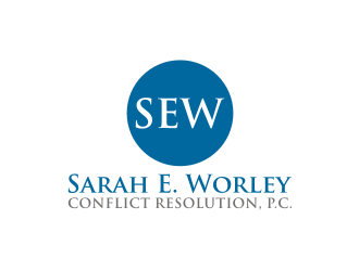 Sarah E. Worley Conflict Resolution, P.C. logo design by rief