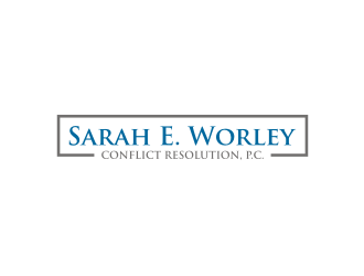 Sarah E. Worley Conflict Resolution, P.C. logo design by rief