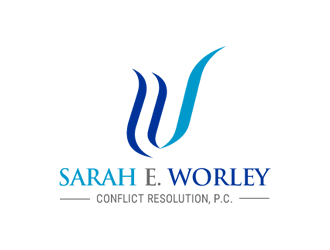 Sarah E. Worley Conflict Resolution, P.C. logo design by Coolwanz
