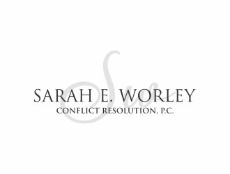 Sarah E. Worley Conflict Resolution, P.C. logo design by haidar